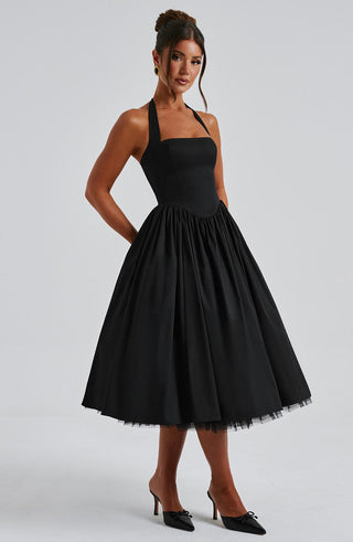 Damska Sukienka na Wesele Halter | Midi