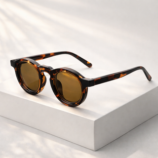 Unisex Okrągłe Okulary Przeciwsłoneczne | Vintage