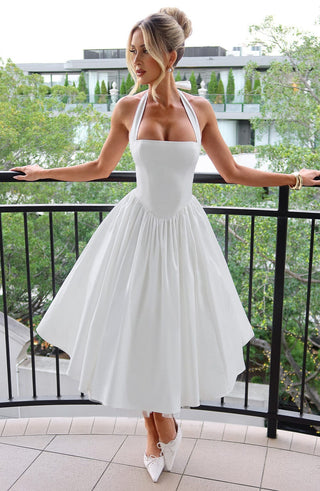 Damska Sukienka na Wesele Halter | Midi