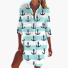Mint green anchor