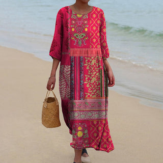 Damska Sukienka Plażowa Boho | Maxi