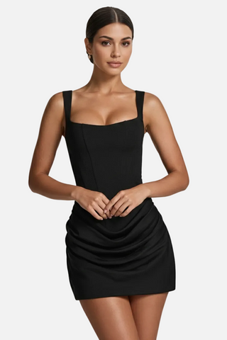 Damska Elegancka Sukienka Wieczorowa | Mini