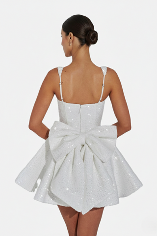 Damen Cocktailkleid mit quadratischem Ausschnitt | Mini