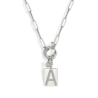 Damen Halskette mit Initial | Anhänger