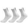 3 pairs – long white
