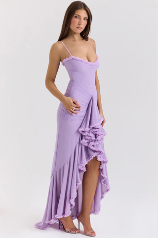 Women's Ruched Evening Dress | Maxi