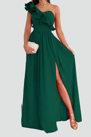 Women's One-Shoulder Evening Dress | Maxi