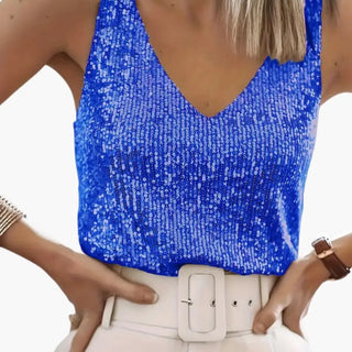 Damski Top Cekinowy | Imprezowy