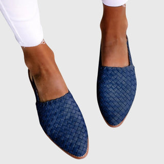 Damskie Wsuwane Loafersy Plecione | Eleganckie