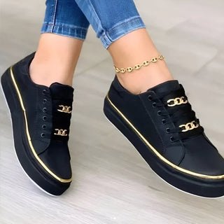 Damskie Sznurowane Sneakersy | Codzienne