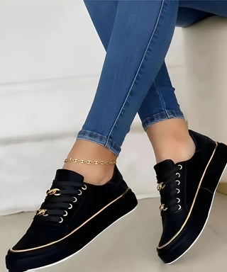 Damskie Sznurowane Sneakersy | Codzienne