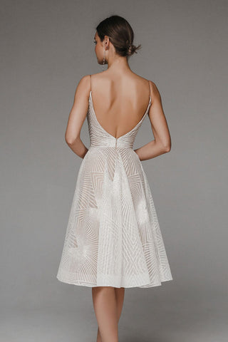 Women's Glitter Evening Gown for New Year's Eve – Detail View
