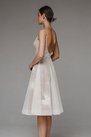 Women's Glitter Evening Gown for New Year's Eve – Detail View