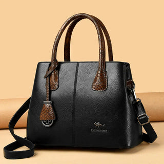 Damska elegancka torebka shopper na ramię – widok szczegółowy