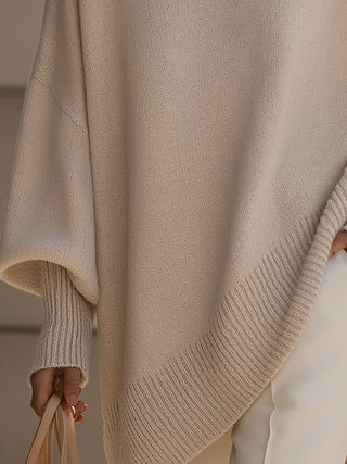 Damski Sweter Oversize | Asymetryczny Dół