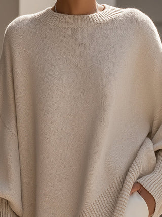 Damski Sweter Oversize | Asymetryczny Dół