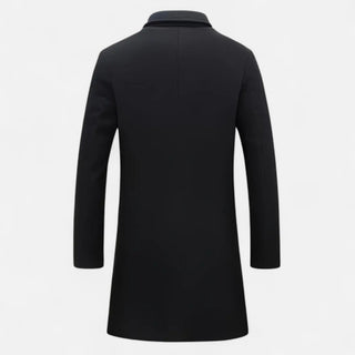 Męski Elegancki Płaszcz Zimowy | Do Kolan