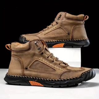 Męskie eleganckie buty ortopedyczne sznurowane – widok szczegółowy
