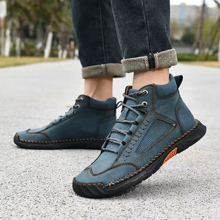 Męskie eleganckie buty ortopedyczne sznurowane – widok szczegółowy
