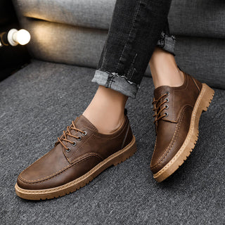 Men's Elegant Lace-Up Oxford Shoes – Black